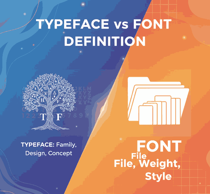 Typeface vs Font Definition
