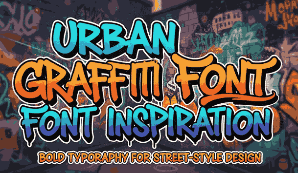 Urban Graffiti Font Inspiration