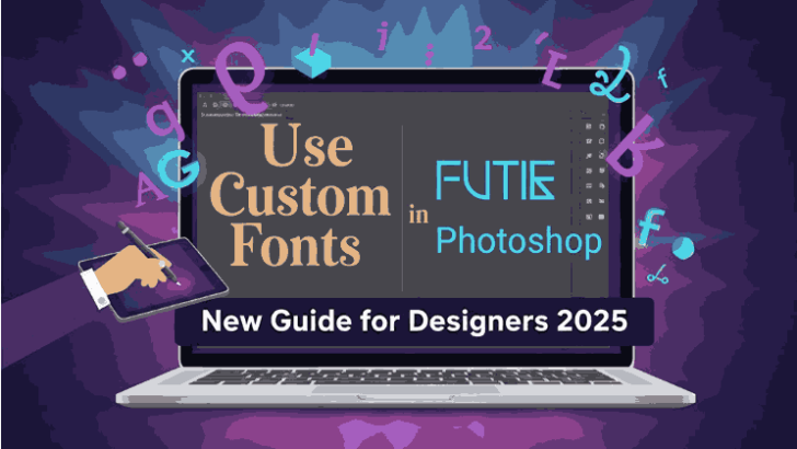 Use Custom Fonts Photoshop